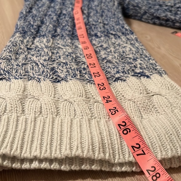 Liz Claiborne | Heather Blue and White Knitted Sweater XL - Picture 6 of 6
